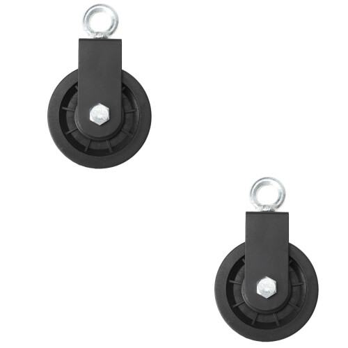 Pull-down pulley attachment for fitness exercise 2 pcs