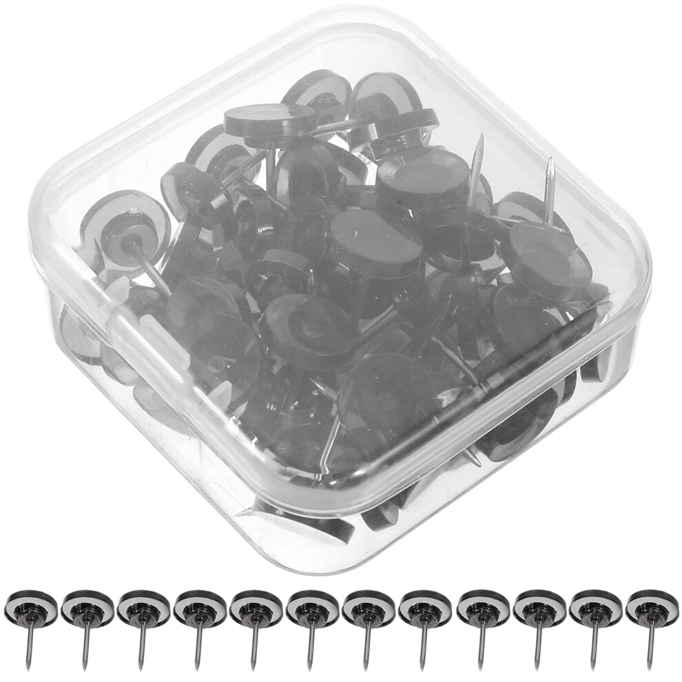 Plastic Round Thumbtacks Office Craft Supply 100 Pcs 393040415874