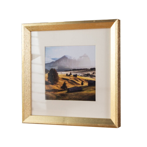 Pine Solid Wood Photo Frame Square Rustic 8x8 Inch 2