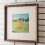 Pine Solid Wood Photo Frame Square Rustic 8x8 Inch 4