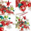 Christmas Tree Ornament Set Red Green Gold 132pcs 4