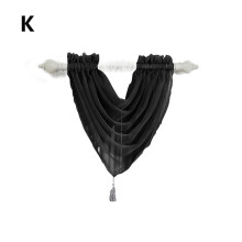 Voile függöny swag karnis karnissal