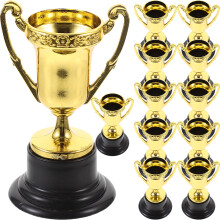 Mini zlaté trofeje pro děti, ocenění, 12 ks
