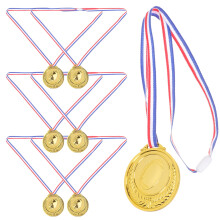 Decoratieve medailles voor sportwedstrijden (6 stuks)
