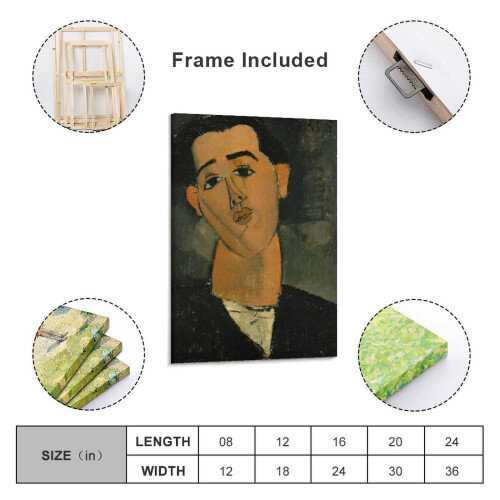 Tableau sur toile Modigliani 40 x 60 cm 1