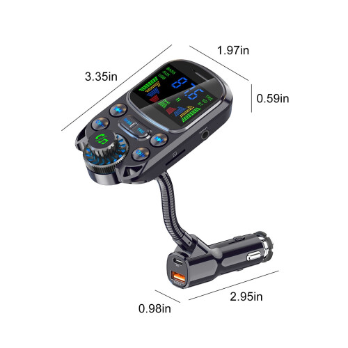 Capino Car MP3 Player with Bluetooth FM Transmitter and 2