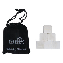 RnemiTe-amo Deals! Keukenapparatuur Keukengerei Whiskeystenen Cadeauset van 6 unieke koelstenen met fluwelen etui - herbruikbaar