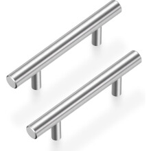 Cabinet Handles Brushed Nickel 30 Pack 5 Inch 3 Inch Center
