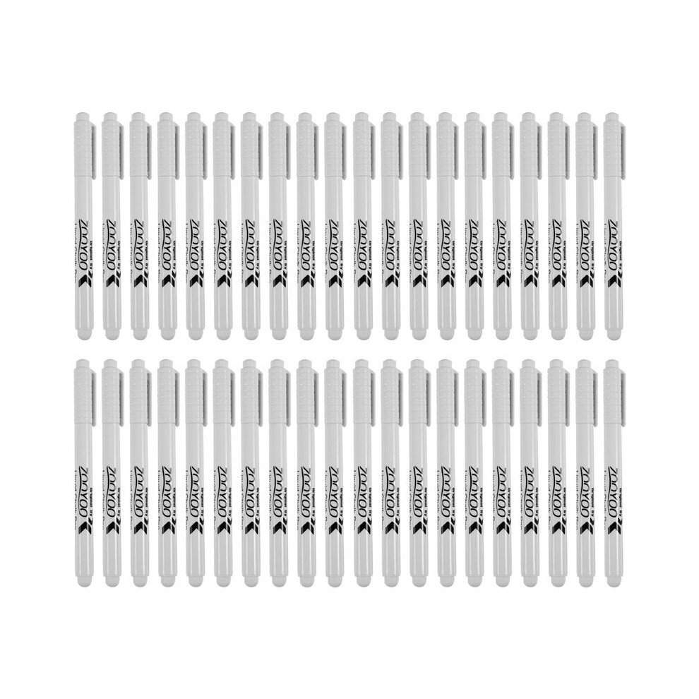 40Pc Liquid Chalk Pen For Glass Windows Chalkboard Blackboard White 4712414349632