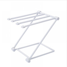 Toallero de pie de plástico plegable para encimera de cocina