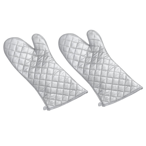 Luvas de forno com forro acolchoado resistente ao calor (par)