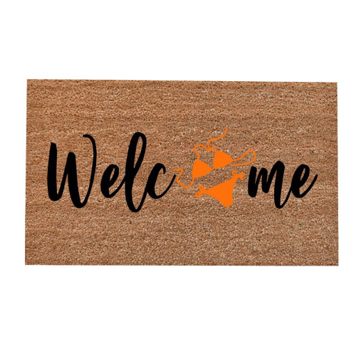 Welcome doormat summer design 18x30 inches 1