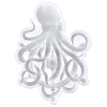 Molde de silicona con forma de pulpo para fundición de epoxi (1 pieza)