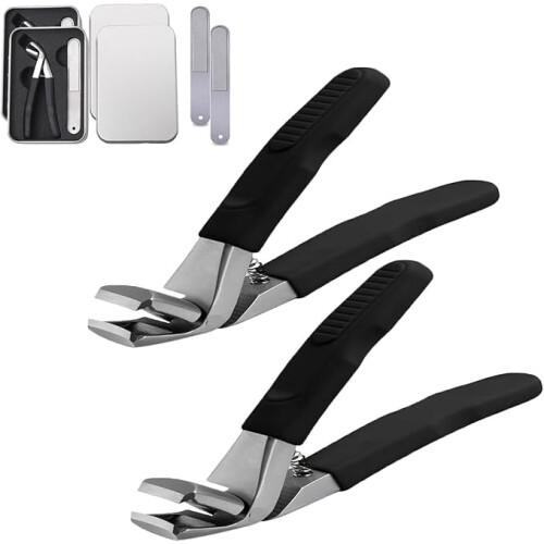 Cortadores de unhas Clipmaster Pro para unhas grossas (conjunto com 2)