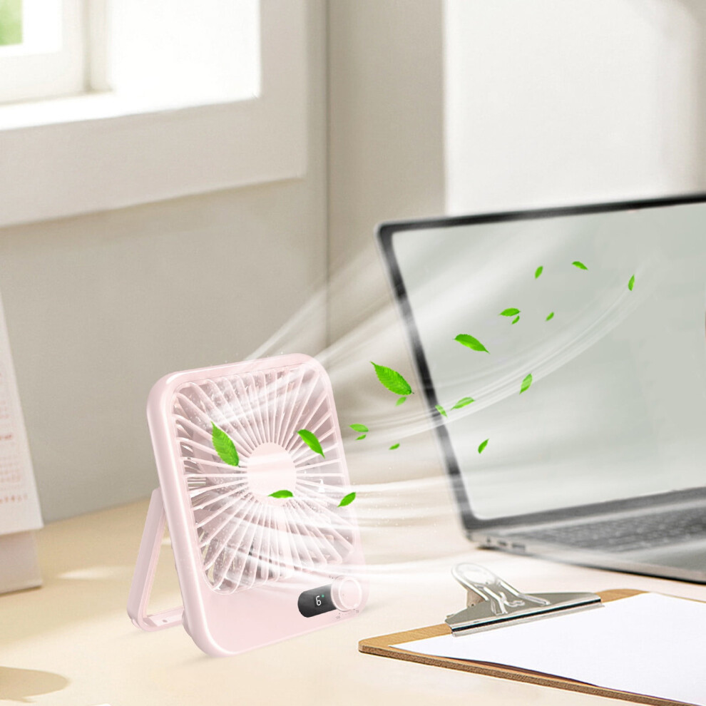 Kayannuo Portable Mini Usb Fan With Digital Display 393040427549