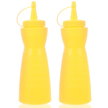 Recipient pentru condimente, sticlă de presare Ketchup, 2 buc.