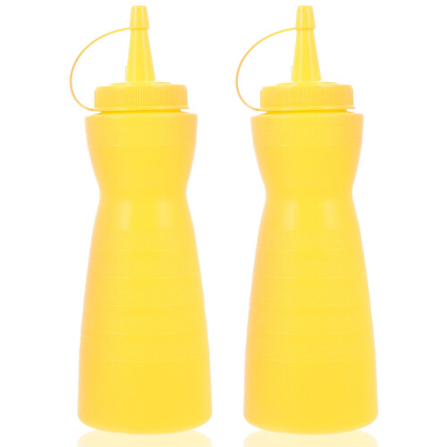 Ketchup-klemflaske til krydderbeholder, 2 stk.
