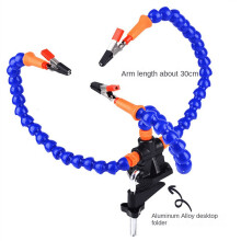 Table Clamp Soldering Station with 3 Flexible Arms
