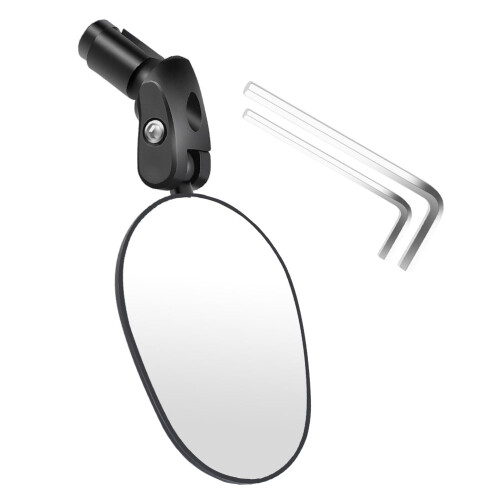 Cycling Bike Oval Rear View Mirror 1pc