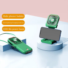 RnemiTe-amo hordozható nyakventilátor, újratölthető, 3 sebességes USB-vel