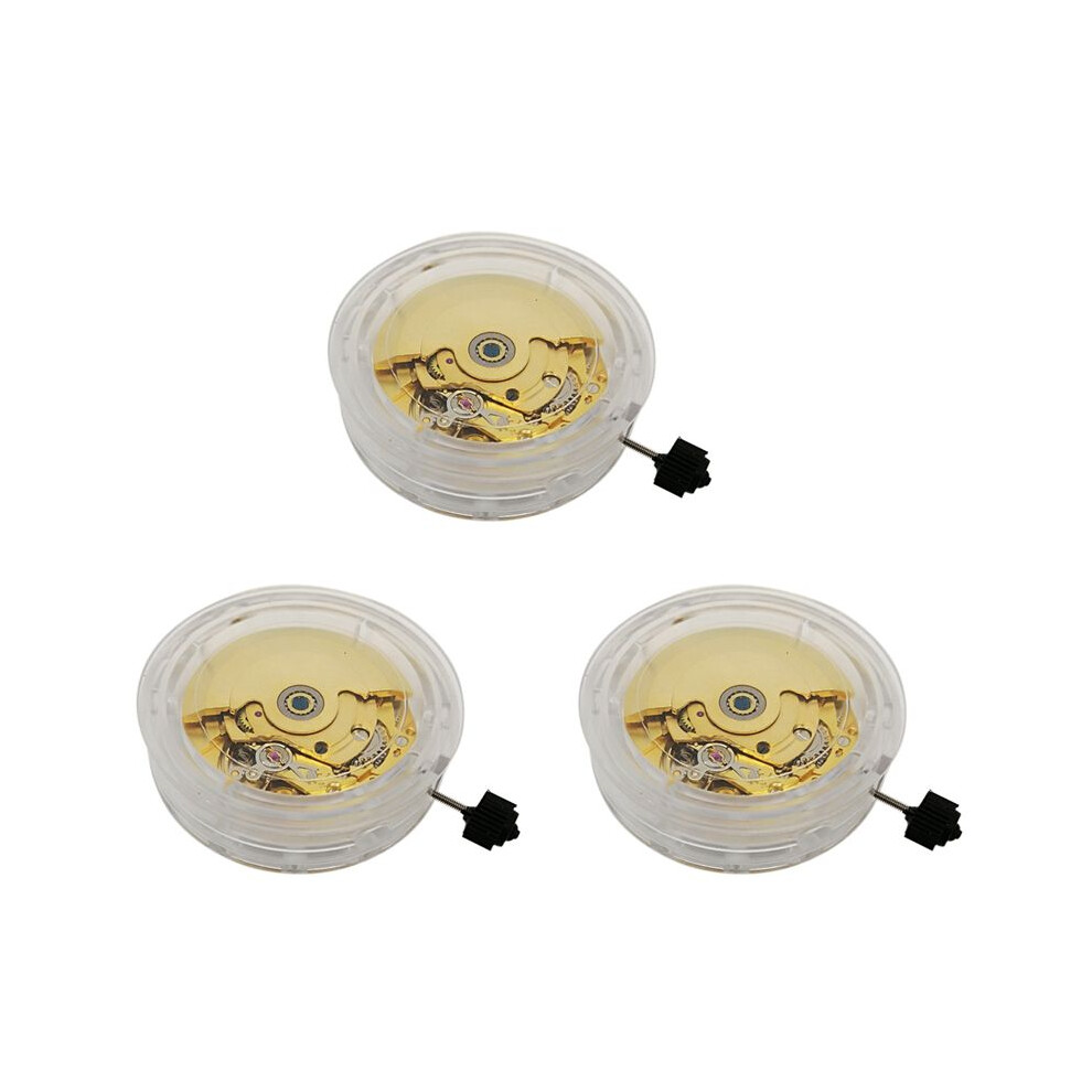 3X Eta 2824 Movement Replacement Mechanical Automatic Movement Date Display Watch Repair Tool Gold 4711509860861