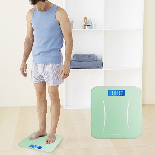 MERILER digital body scale with temperature measurement and 1