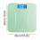 MERILER digital body scale with temperature measurement and 3