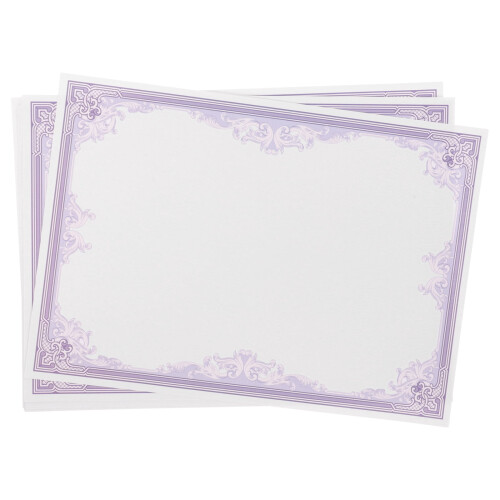 Papier pour certificat d'honneur, page intérieure, 10 feuilles