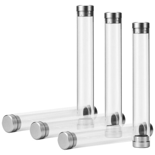 Presentförpackning i akryl, transparent pennfodral, 6 st