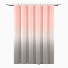 Rideau de douche Penkiiy, design en polyester, séchage rapide, ourlet lesté, ensemble de rideaux de douche courts pour salle de bain, durable et
