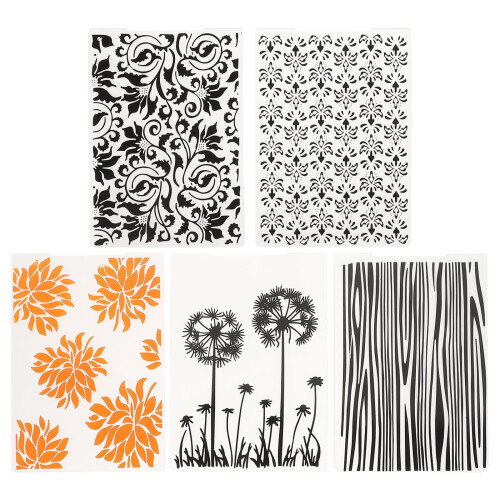 Flower Embossing Folders for Card Making 5 pcs