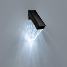 Waterdichte LED-wandlamp op zonne-energie voor buiten, geschikt voor schuttingen (1 stuk)
