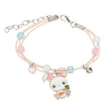 Cartoon Bracelet with Bell for Kids Girls