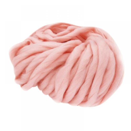 Pink Chunky Wool Yarn for Arm Knitting 147 ft
