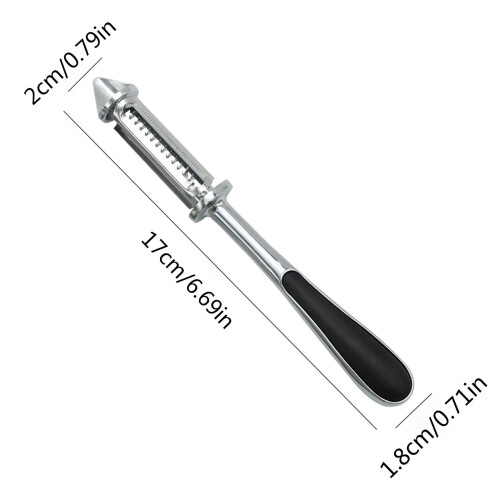 Alloy fruit peeler with double-sided grater and planer 2
