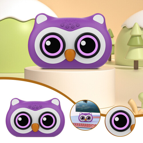 Owl Bluetooth-højttaler Smart Mini Desktop-højttaler 1 stk.