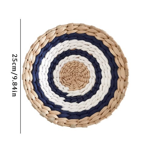 Böhmischer Strohwandbehang, handgewebt, 25 cm 1