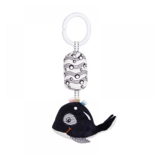 Baby Hanging Bell for Stroller or Crib Black and White