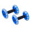 Blue Core Bauchmuskeltrainer-Rad mit Hanteln 1