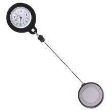 Badge Reel Pocket Watch Retractable Clip 1pc