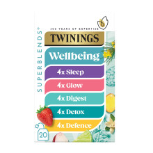 Twinings Superblends Wellbeing Collection 20 teabags, 37g