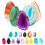 Agate Sheet Pendants Natural DIY Necklace 20pcs 1
