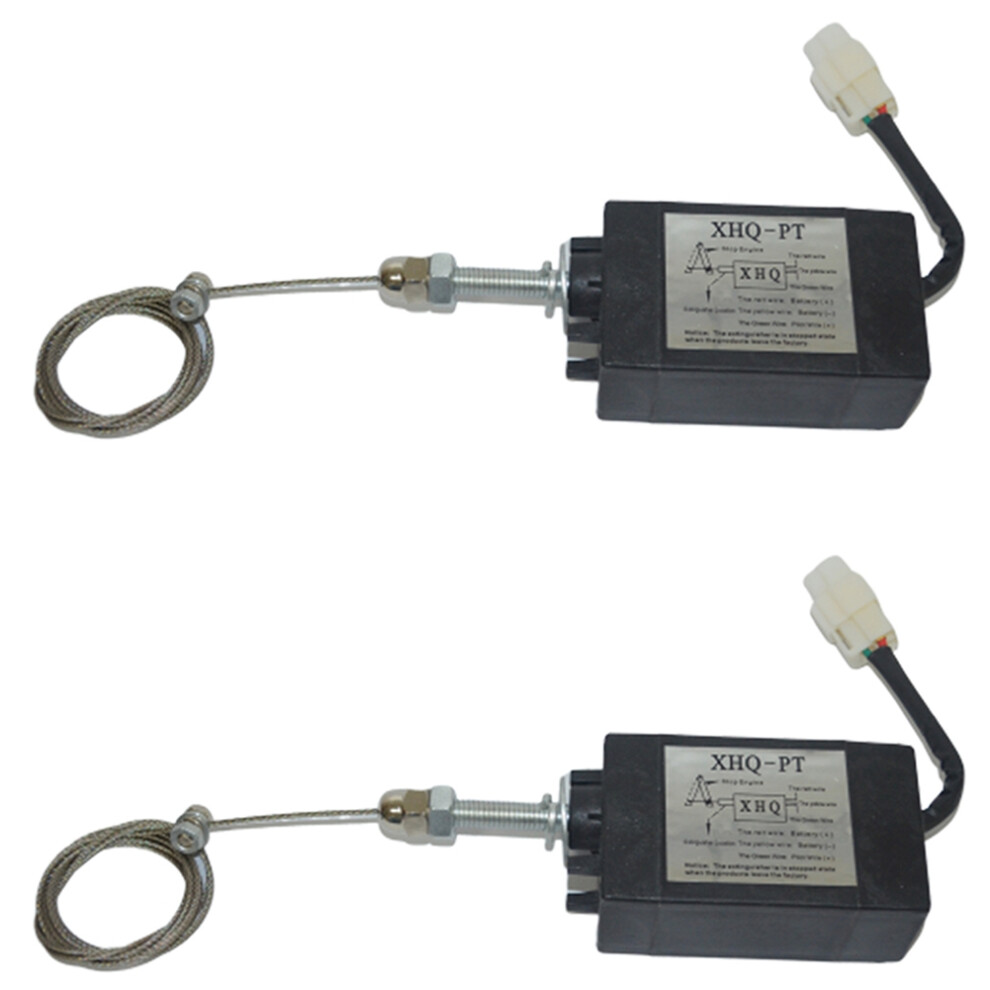 2X Normally Closed 12V Engine Flameout Device Engine Stop Solenoid Valve Xhq-Pt Power Off Pull 4712630750809