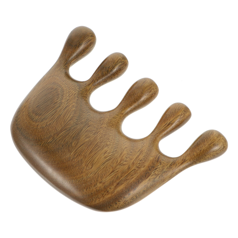 Wooden Massage Comb Sandalwood Wide-Tooth Hairbrush