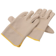Anti-Scald Gloves Men's Leather Non-Slip Protection Pair