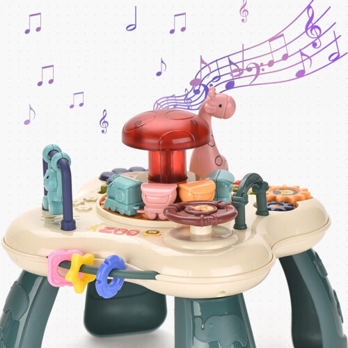 Baby Activity Table with Lights and Sounds for 6-18 Months, 1