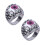 Men's Evil Eye Ring Set with Red Dragon Claw Design Size 8 1