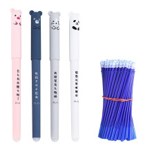 Set portapenne Kayannuo con 20 penne gel blu cancellabili