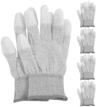 Anti-static fingertip gloves for industry workers 5 pairs