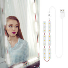 LED-spiegelverlichting voor make-up, dimbaar en met geheugenfunctie